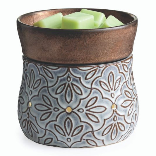 Deluxe Wax Melter - Bronze Floral