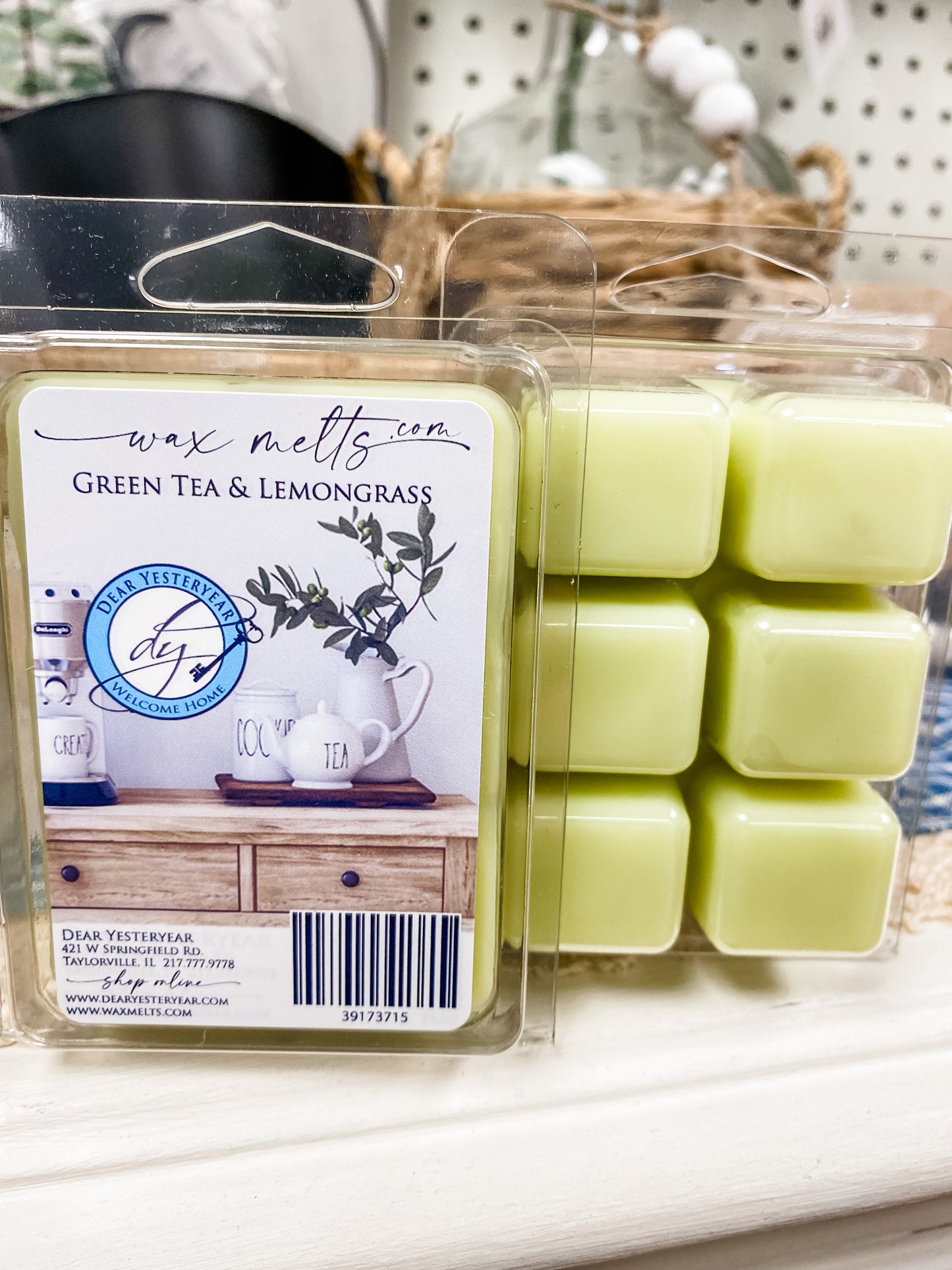 Green Tea & Lemongrass Wax Melt
